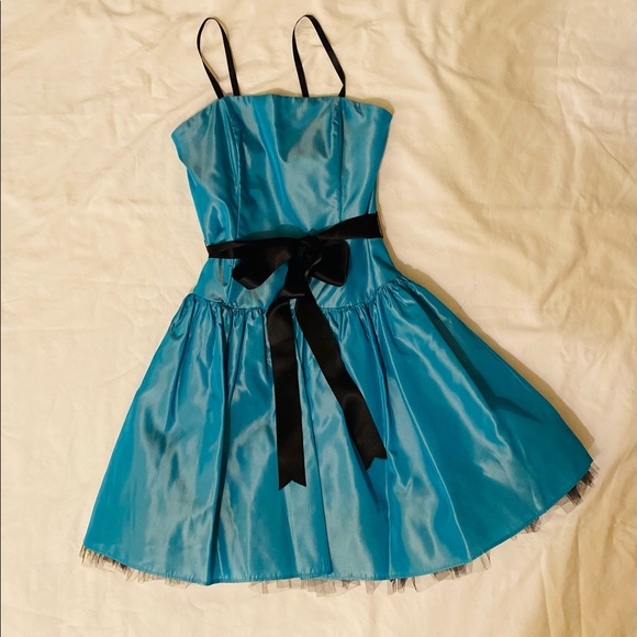 NEW Jessica McClintock Blue Party Dress - Picture 1 of 7